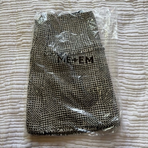 Me+Em Textured Wrap Front Mini Skirt - Picture 6 of 8